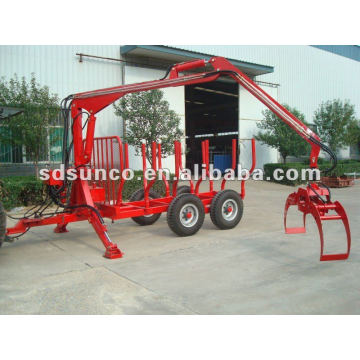 5Tons Log Loader Trailer with Crane(ZM5004)